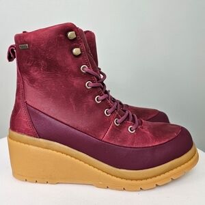 THE ORIGINAL MUCK BOOT COMPANY Muck Women's Liberty Wedge Boot BURGUNDY